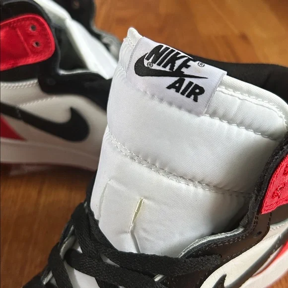 Nike High-Top Sneakers - Red, Black, White - Picture 4 of 13